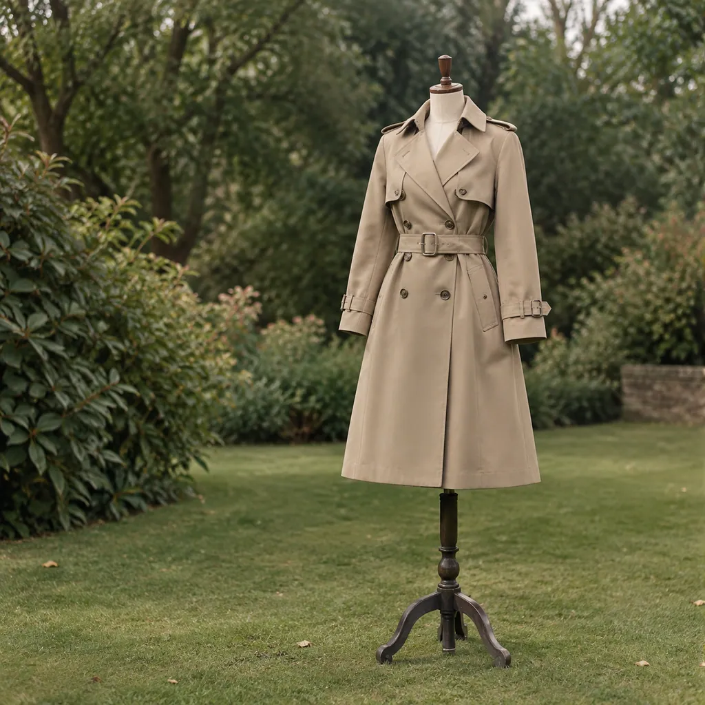 Customer photo: Vera Belted Trench Coat worn by Joana